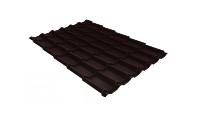 Финишный профиль фибросайдинга Decover Satin Matt RAL 8017 Шоколад 0.5