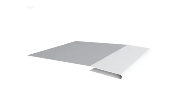 Планка стартовая БХ new 0,5 Satin с пленкой RAL 9003 сигнальный белый (2,5м)