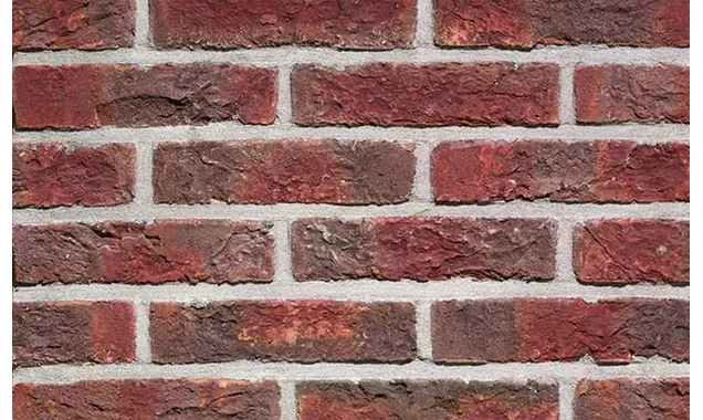 Кирпич облицовочный Terca Blauw-Rood Genuanceerd, 210х100х50 мм