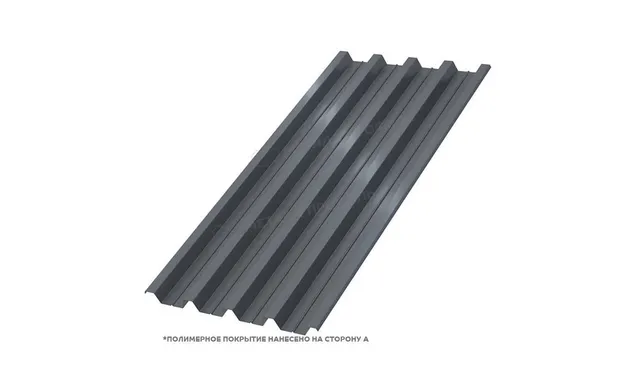 Профлист Металл Профиль Н60 0.5 Полиэстер RAL 7024 Серый графит B