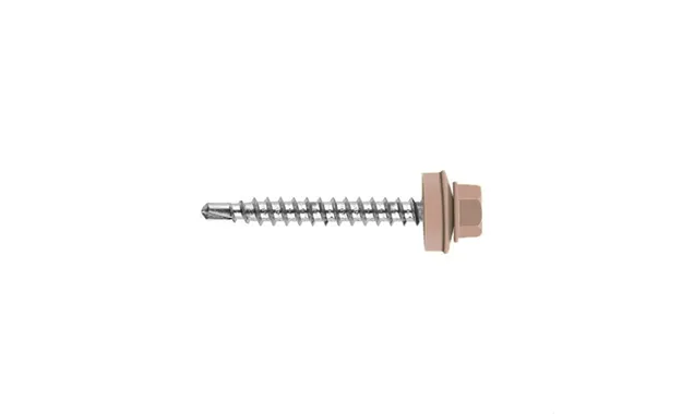 Саморез кровельный Daxmer 4,8х35 RAL 3012 (250) сверло №1