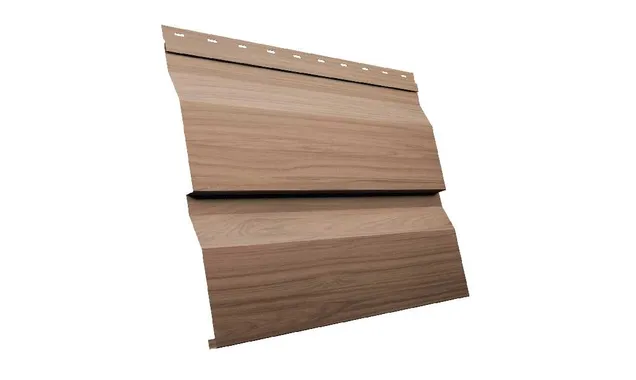 Металлический сайдинг Grand Line Корабельная Доска XL 0.45 мм Print Elite Honey Wood