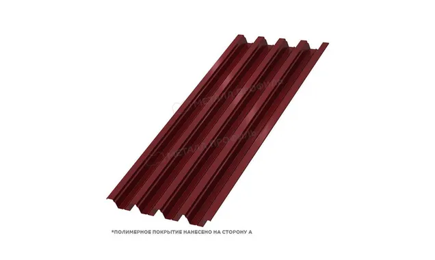 Профлист Металл Профиль Н75 0.7 Полиэстер RAL 3009 Красная окись B