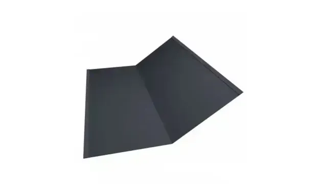 Планка ендовы нижней 300х300 0,45 Drap RAL 7016 антрацитово-серый