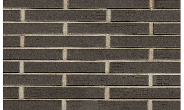 Кирпич клинкерный Muhr 05 F Eisenschmelz Schwarzbraun Fuss. фактурный, 290х90х40 мм
