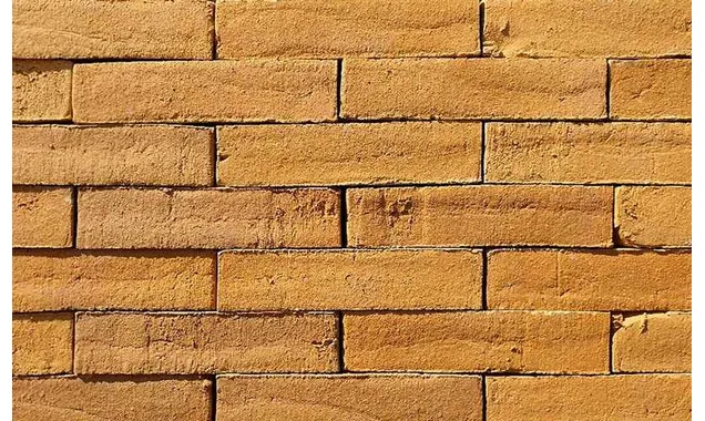 Кирпич клинкерный Muhr 01 Niederlausitzer Gelb Wasserstrich, 240х71х50 мм