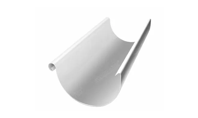 Желоб полукруглый Optima 125мм 3м RAL 9003