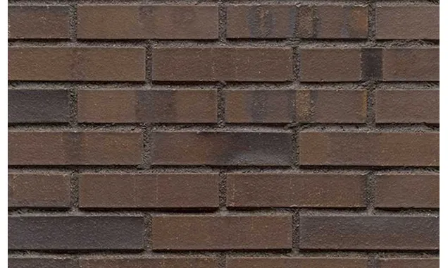 Кирпич клинкерный Muhr 33 A KS Schwarz-Braun Kohle Spezial гладкий, 210х100х50 мм