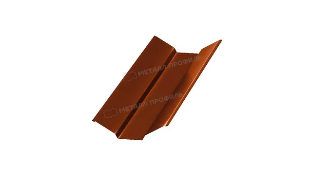 Планка ендовы верхняя 76х76х2000 (AGNETA-20-Copper\Copper-0.5)