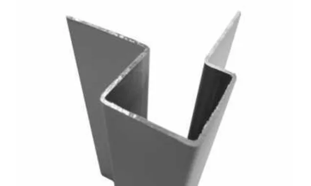 Угол внешний асимметричный фибросайдинга Decover RAL 9005 Черный 0.5
