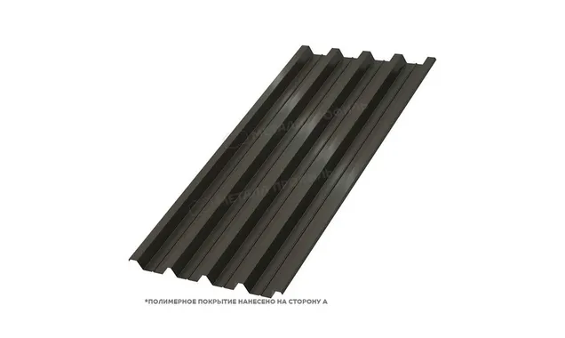 Профлист Металл Профиль Н60 0.5 NormanMP RR 32 Темно-коричневый A