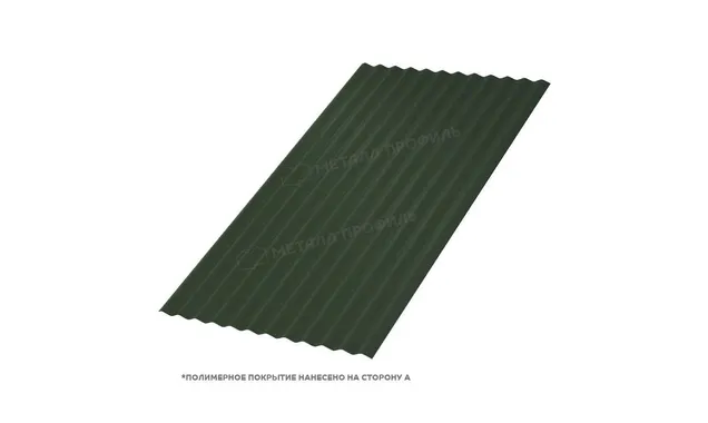 Профлист Металл Профиль МП18 0.45 VikingMP® RAL 6007 Бутылочно-зеленый B