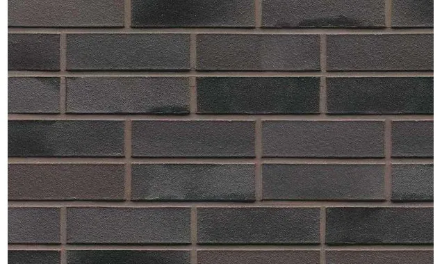 Кирпич клинкерный Muhr 15EG Schwarz-bunt Edelglanz гладкий, 240х55х71 мм