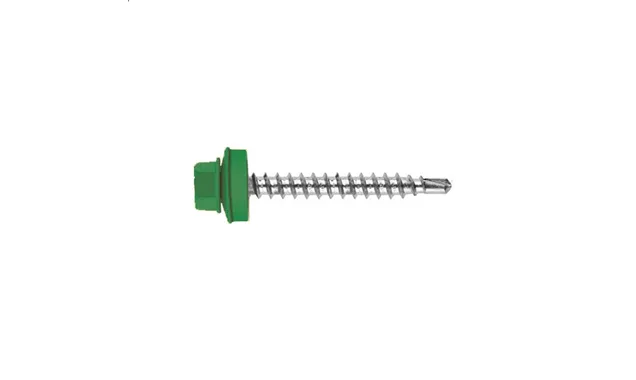 Саморез кровельный Daxmer 4,8х70 RAL 6026 (100) сверло №1