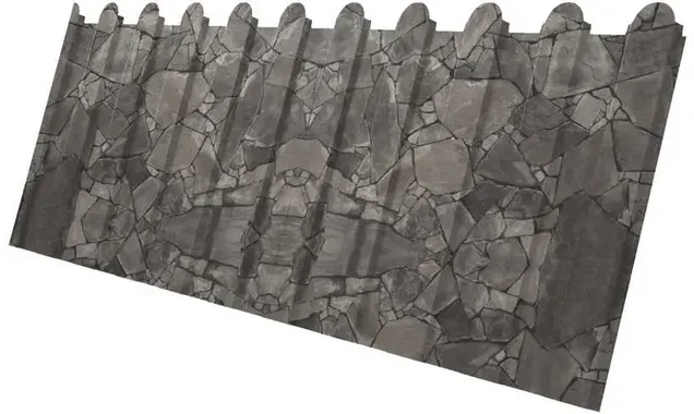 Профлист фигурный Grand Line C8A 0.45 Print Elite King stone
