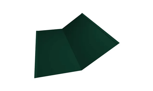 Планка ендовы нижней 300х300 0,45 Drap RAL 6005 зеленый мох