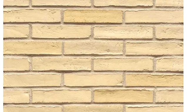 Кирпич клинкерный Muhr 35 Creme nuanciert Wasserstrich, 240х52х52 мм