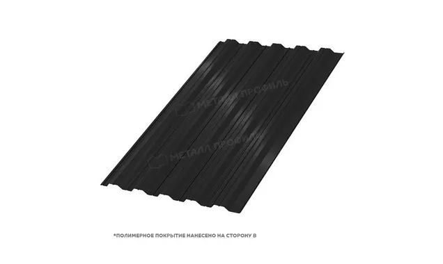 Профлист Металл Профиль HC35 0.5 PURMAN® RAL 9005 Черный темный A