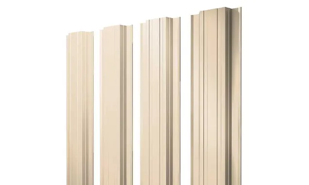 Штакетник Прямоугольный Grand Line 0,5 Satin RAL1015 Светлая Слоновая Кость