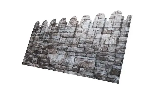 Профлист фигурный Grand Line C10A 0.45 Print Elite с пленкой Fine stone