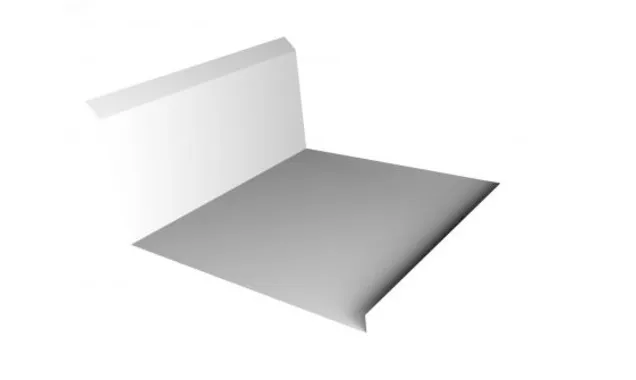 Планка примыкания нижняя 20х122х260х15 0,5 Satin Мatt RAL 7016 серый антрацит