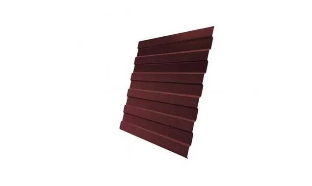 Профлист Grand Line C8A 0.5 GreenCoat Pural BT, matt RR 29 Красный