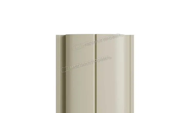 Штакетник Металл Профиль ELLIPSE-T 0,45 Полиэстер RAL1035 Бежевый жемчуг