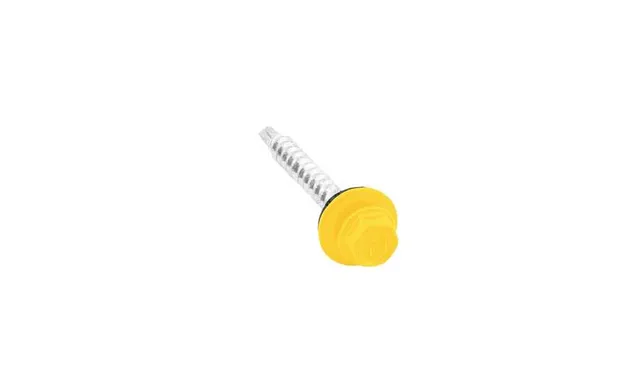 Саморез кровельный Daxmer 4,8х35 RAL 1018 (250) сверло №1