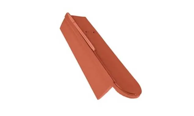 Боковая черепица левая Braas Опал натуральный красный