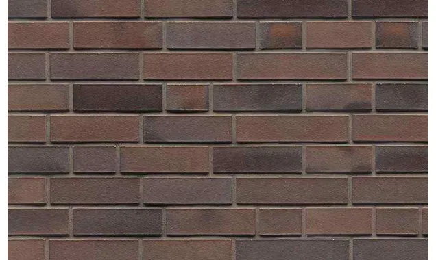 Кирпич клинкерный Westerwaelder Klinker Nr 33A Schwarz-braun, 240х115х71 мм