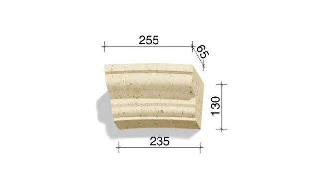 Арочный элемент White Hills 736-11, 130*255/235*65 мм