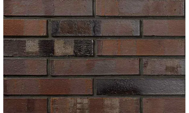 Кирпич клинкерный Westerwaelder Klinker Nr 04S Rotbraun-bunt Spezial, 290х60х40 мм