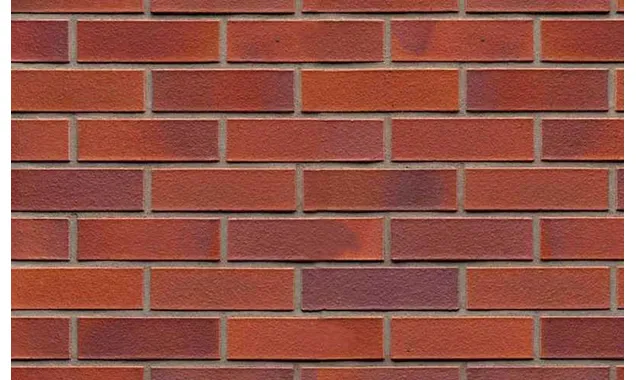 Кирпич клинкерный облицовочный полнотелый Muhr 04 Rotbraun-bunt гладкий, 250х120х65 мм
