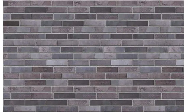 Клинкерная облицовочная плитка King Klinker King size для НФС, LF18 Obsidian shadow, 240*71*17 мм