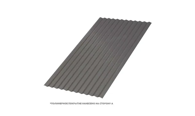 Профлист Металл Профиль МП18 0.5 VALORI Darkbrown, Темно-коричневый A
