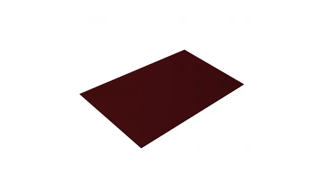 Плоский лист 0,45 Drap ST с пленкой RAL 3005 красное вино