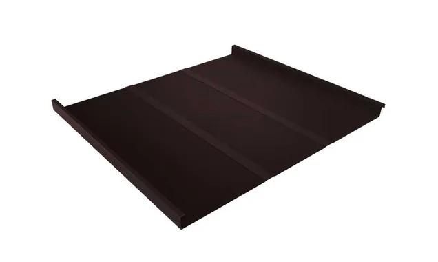 Фальцевая кровля Фальц двойной стоячий Line Grand Line 0,5 Satin RAL 8017 Шоколад