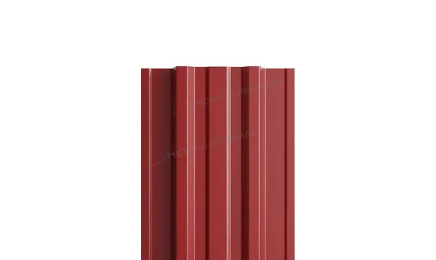 Штакетник Металл Профиль TRAPEZE-T 0,5 PURMAN® RAL3011 Коричнево-красный