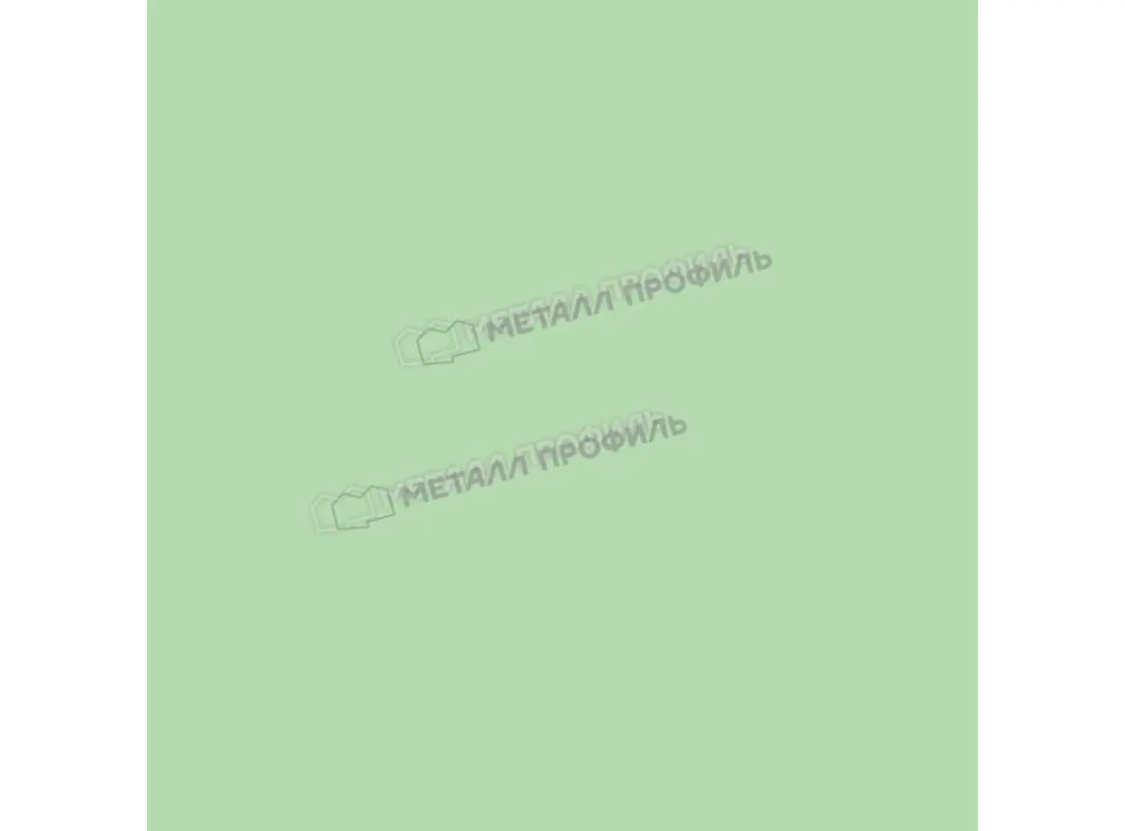 Металлочерепица Металл-Профиль Монтекристо-M 0,5 NormanMP RAL 6019 Зеленая пастель