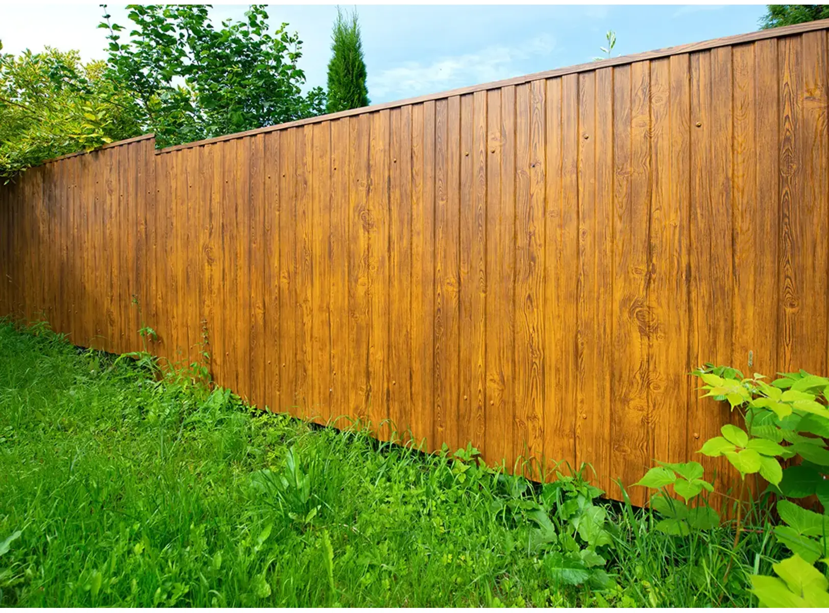 Профлист Grand Line C20В 0.45 Print Elite Honey wood