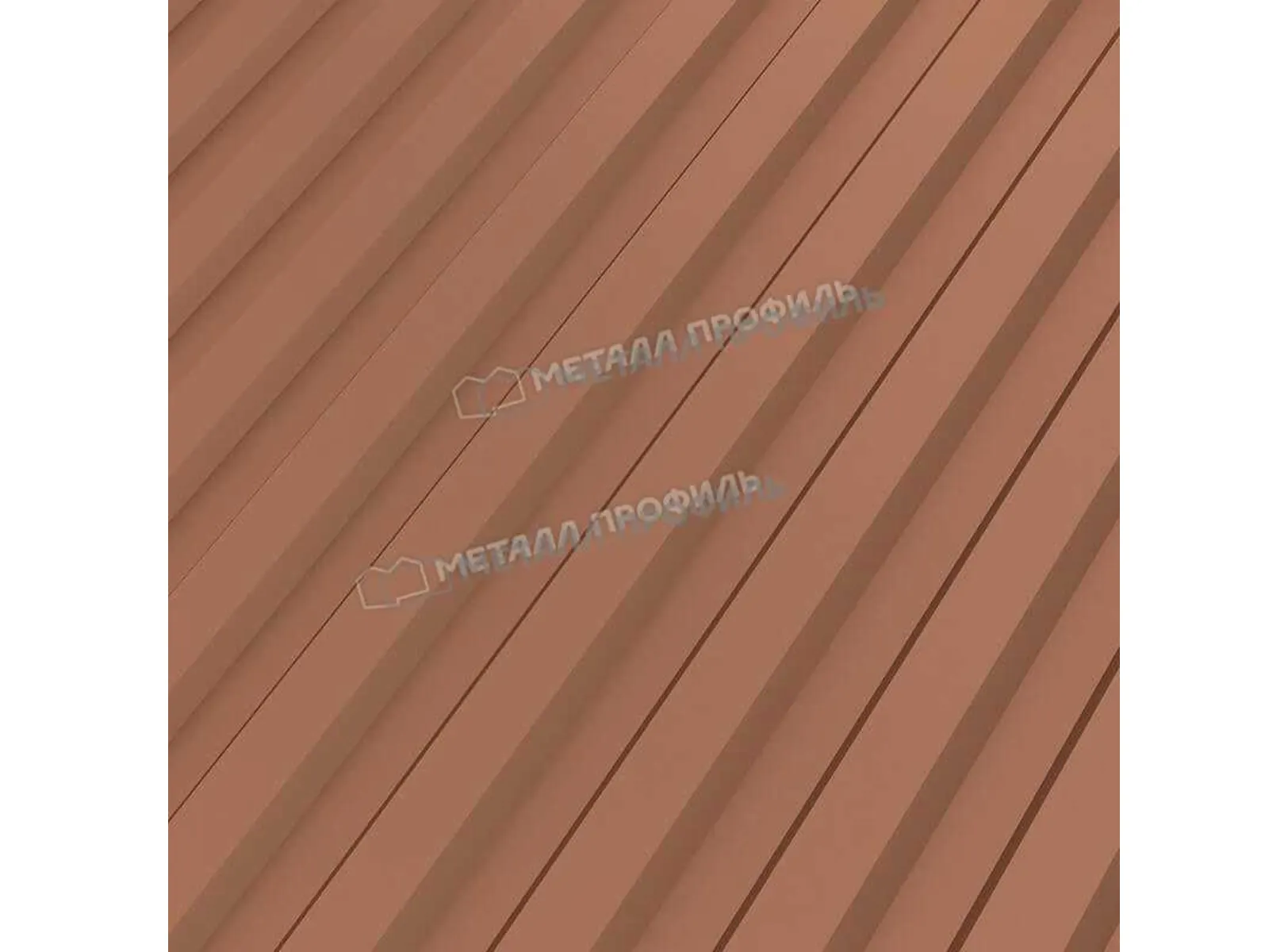Профлист Металл Профиль МП10 0.5 PURMAN® Argillite, Медный металлик B