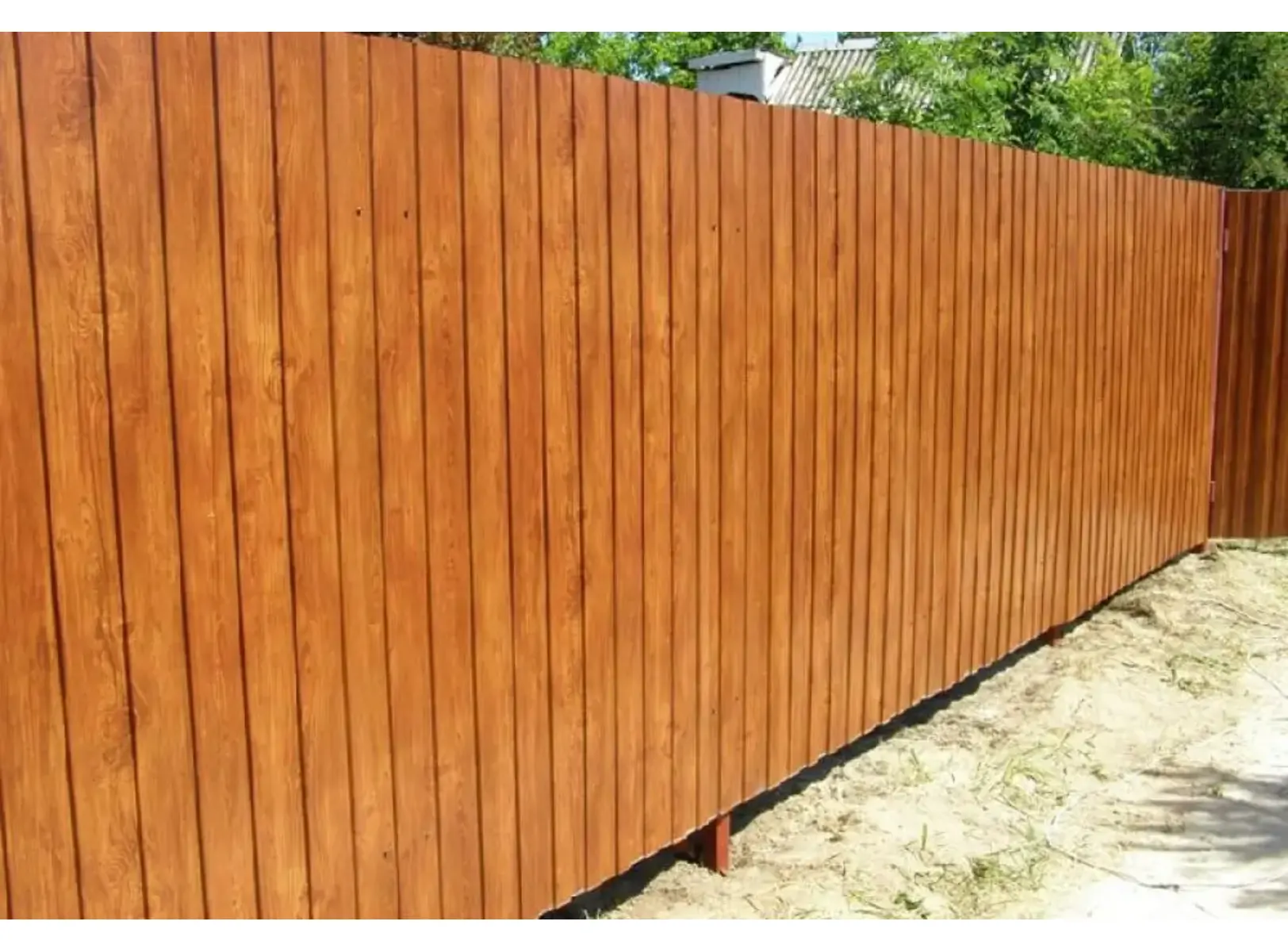 Профлист Grand Line C10В 0.45 Print Elite Golden wood
