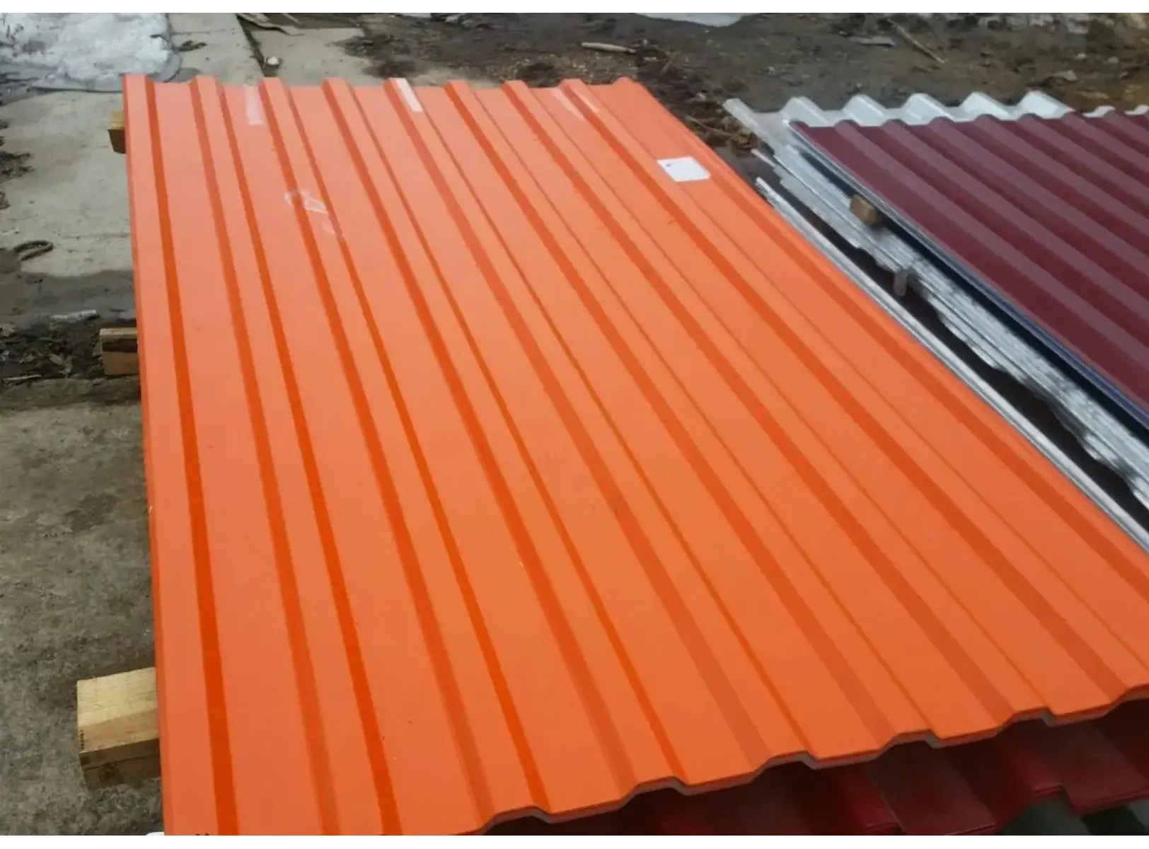 Профлист Металл Профиль C8 0.5 VikingMP® E RAL 8004 Коричневая медь B