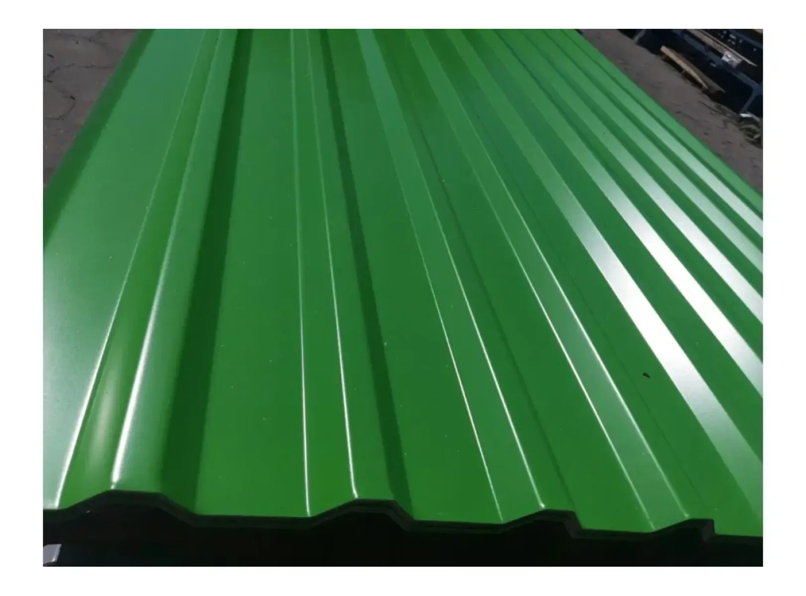 Профлист Металл Профиль C8 0.5 PURMAN® Tourmalin, Светло-зеленый металлик A