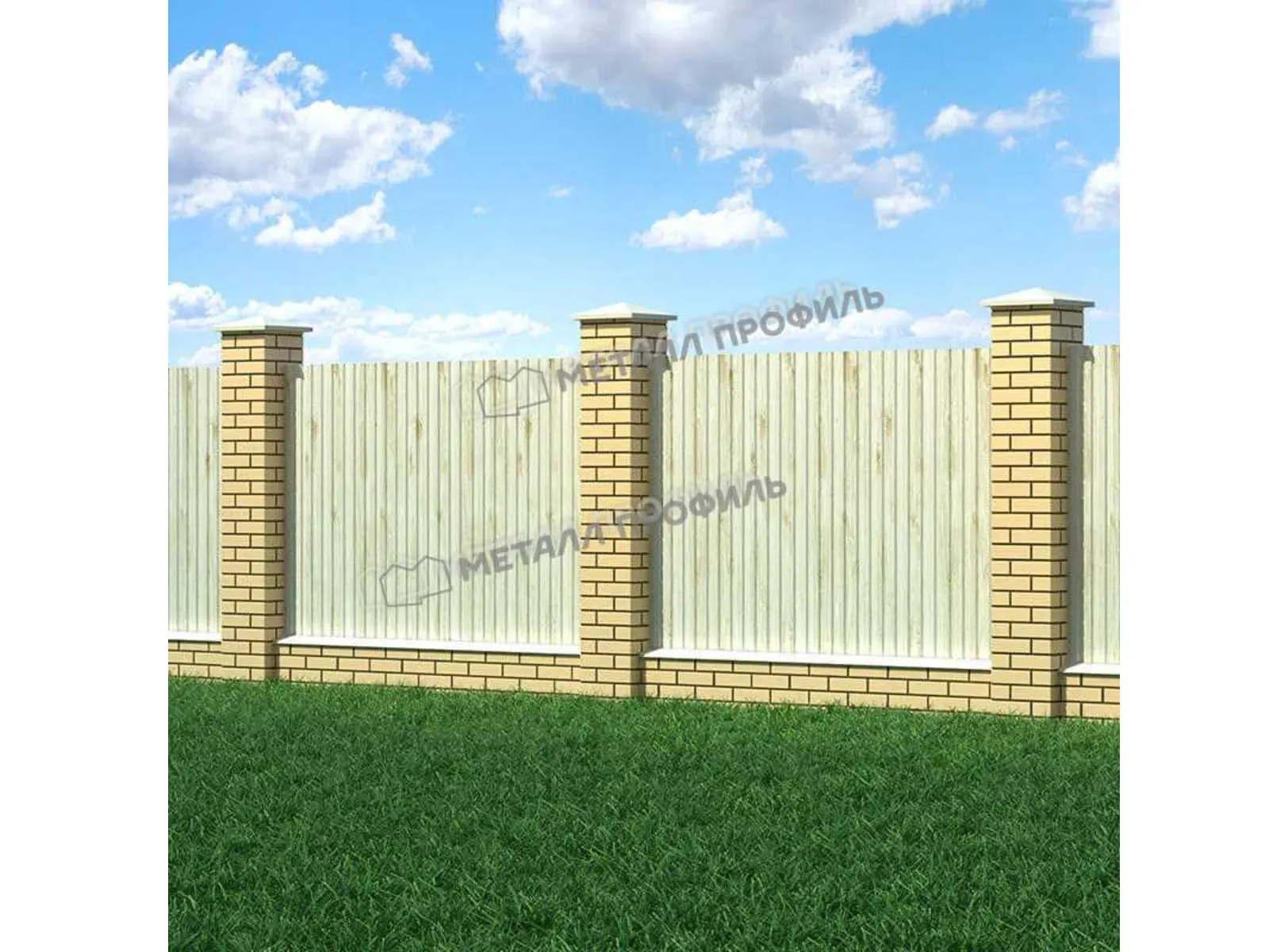 Профлист Металл Профиль МП10 0.5 ECOSTEEL® матовый Беленый дуб A
