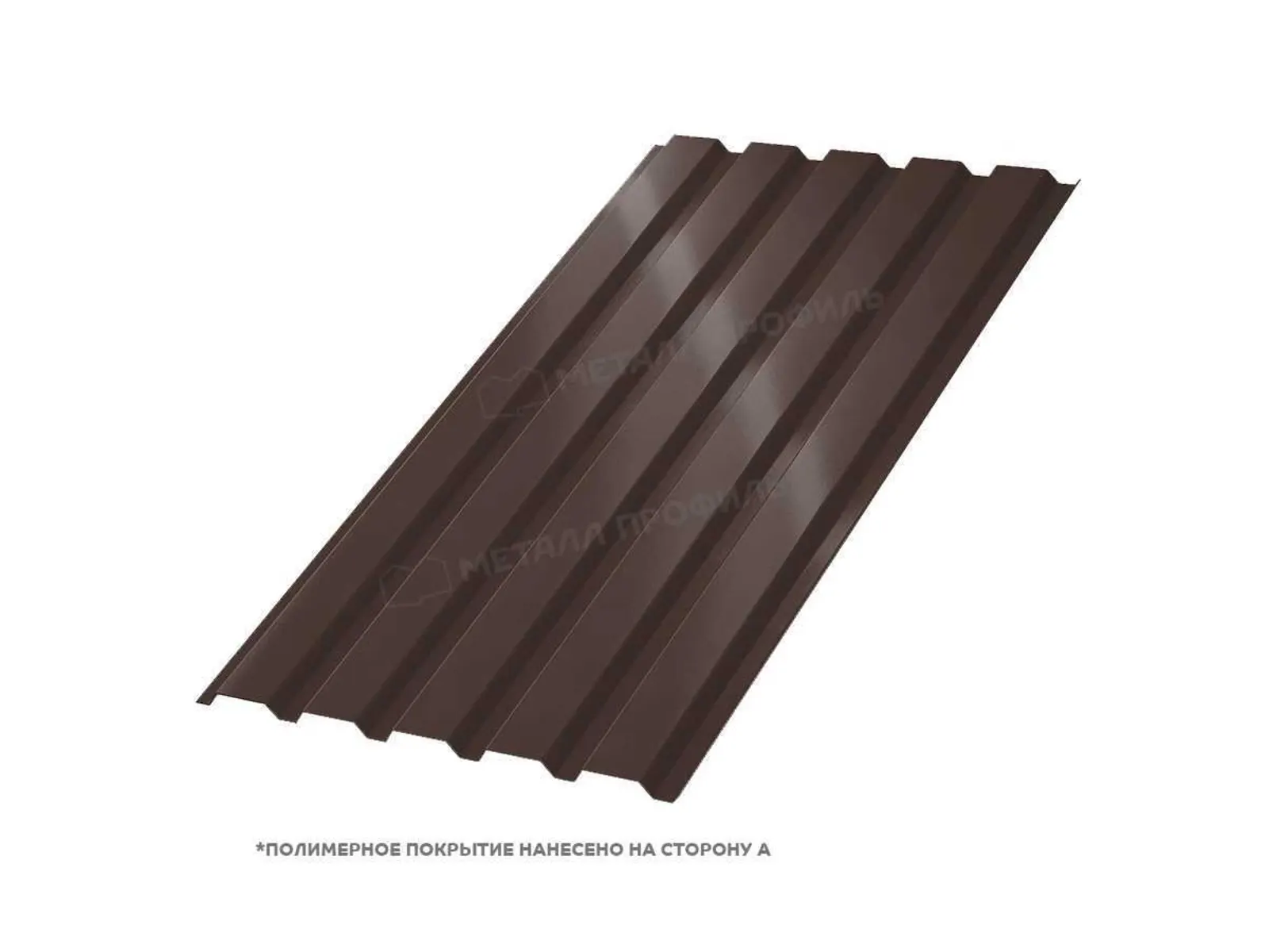 Профлист Металл Профиль МП35 0.5 NormanMP RR 32 Темно-коричневый A