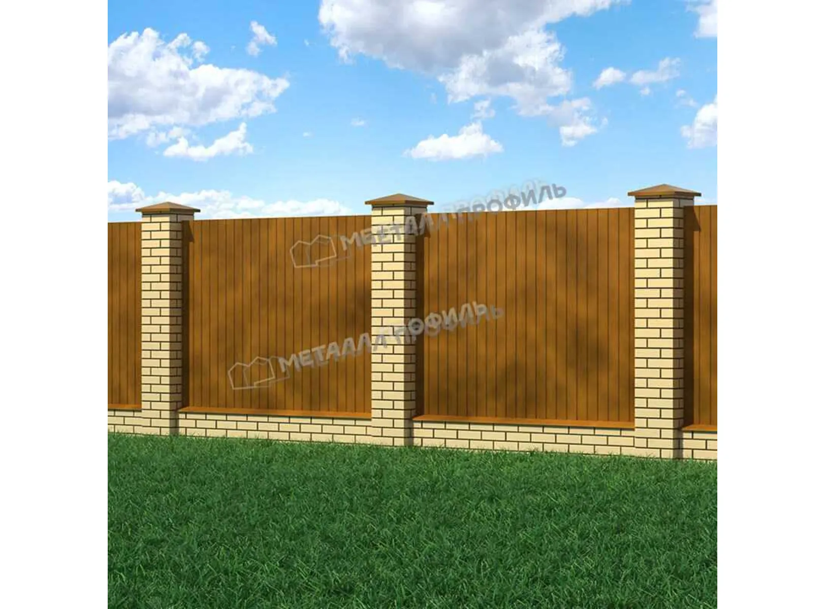 Профлист Металл Профиль C8 0.5 CLOUDY® Anticato, Терракота A