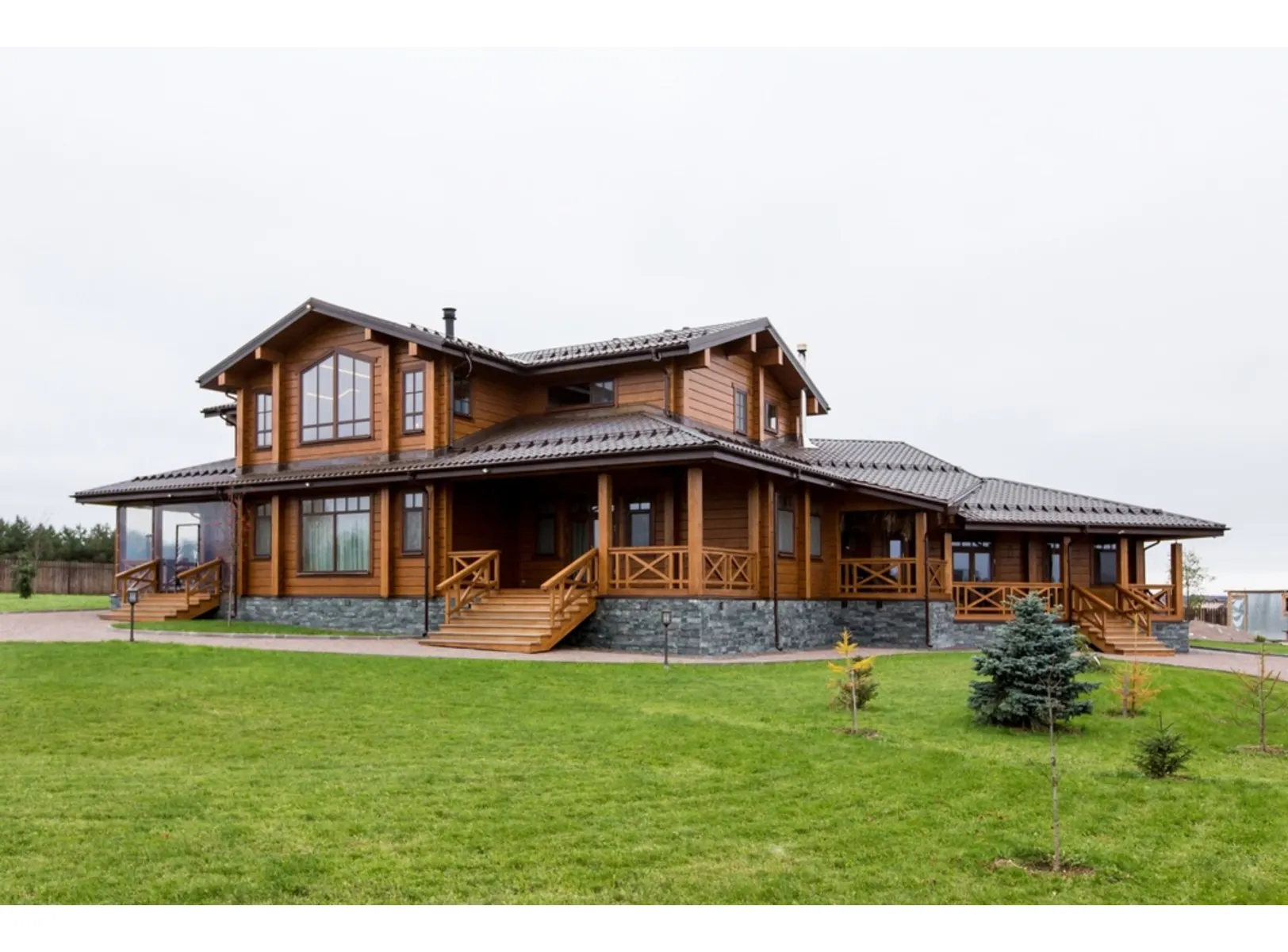 Металлочерепица Grand Line Kamea 0,45 Drap RR 32 Темно-коричневый