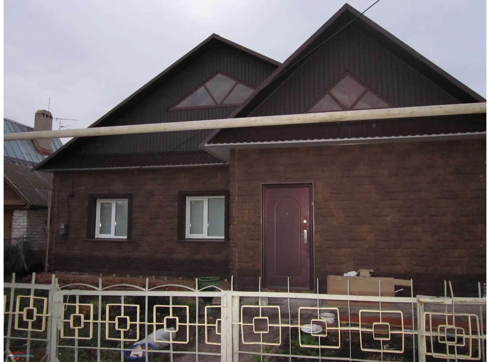 Фасадная панель Альта Профиль Кирпич Желтый 1130х470х17