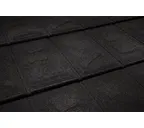 Композитная черепица Метротайл (Metrotile) серия I-Slate, цвет черный, 1340х430 мм